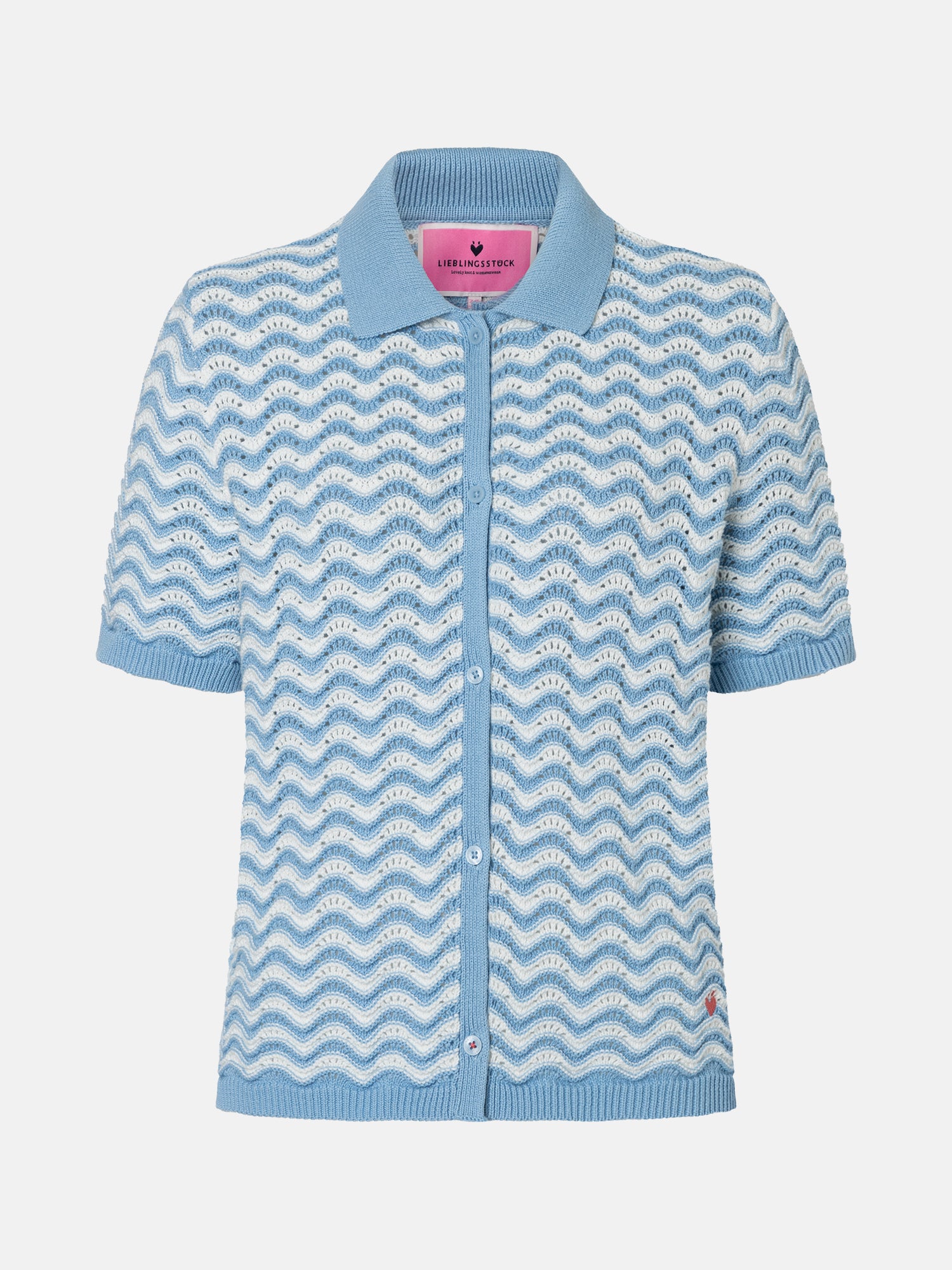 Lieblingsstück JadeL Strickjacke blue bell Baumwolle