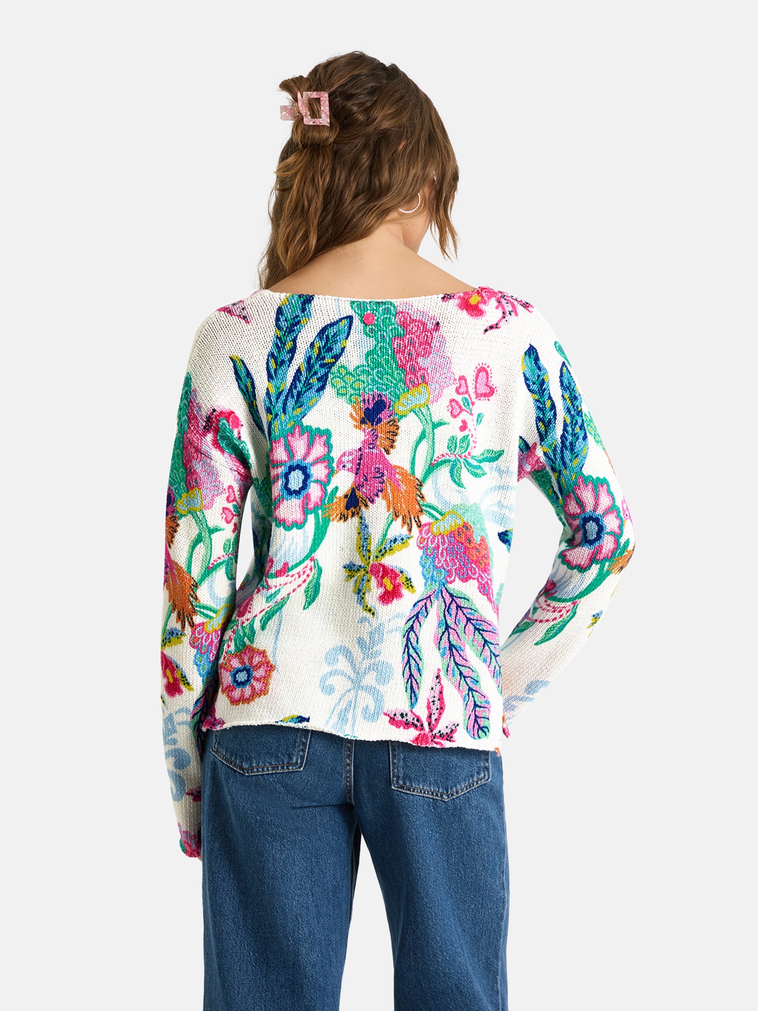 Lieblingsstück SamsaL Pullover Baumwolle light blue locker