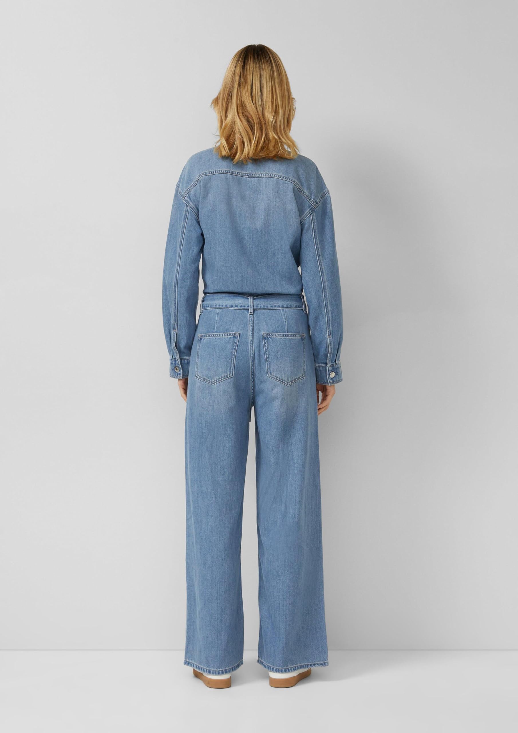 s.Oliver RED LABEL Denim-Overall mit Gürtel Gr 40