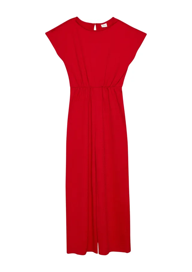s.Oliver Junior Jumpsuit Wide Leg Gr. 170 Rot Crêpe