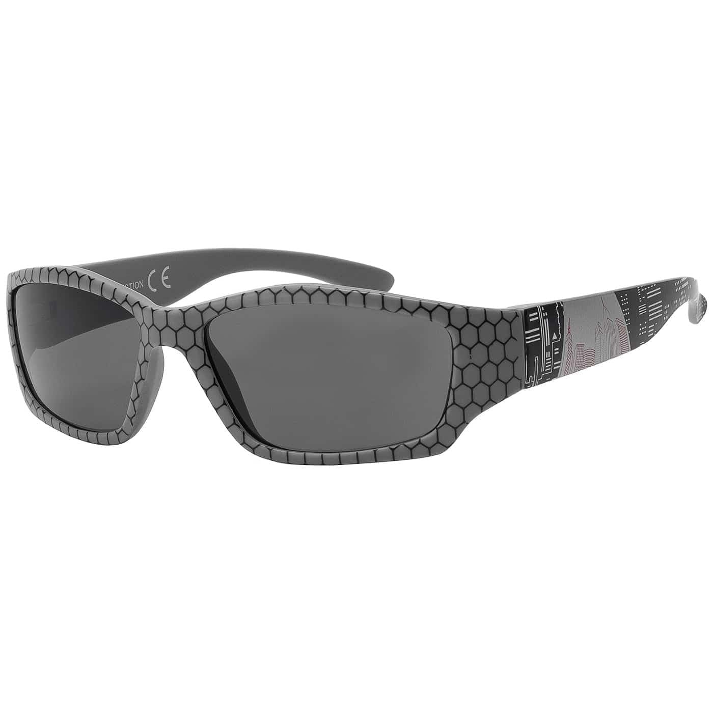 BEZLIT Kinder Sonnenbrille Muster blau-rot UV400