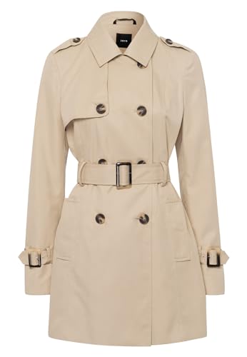 zero Trenchcoat zweireihig Mantel Travertine 40
