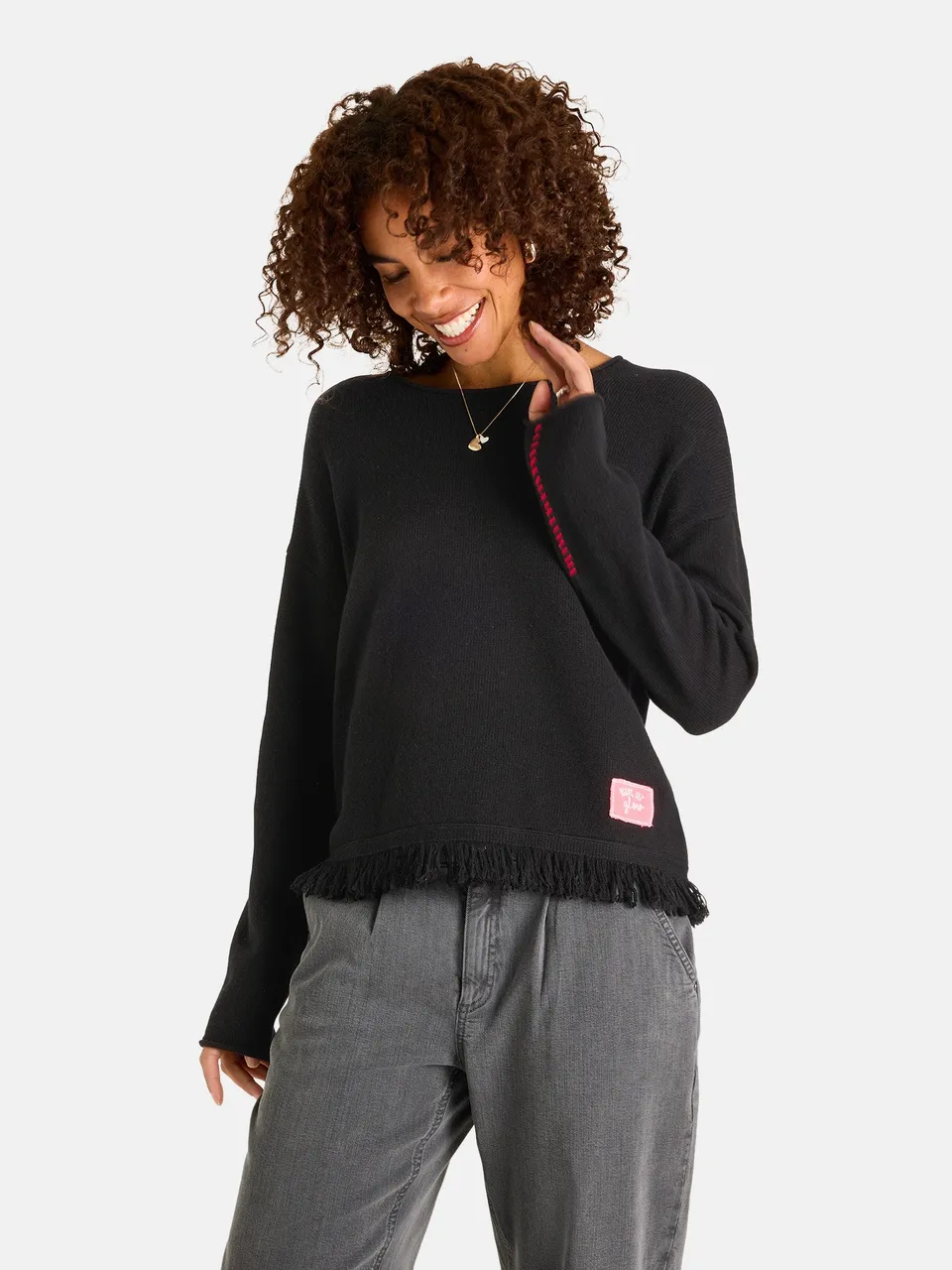 Lieblingsstück NarmaL Pullover black mit Kaschmir