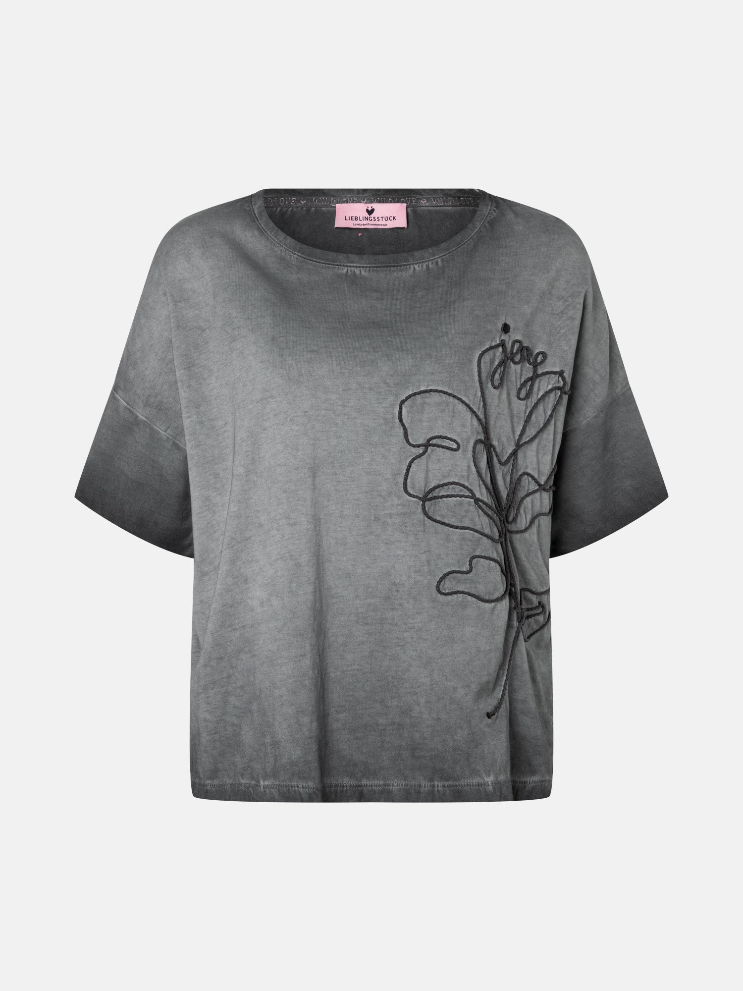 Lieblingsstück BelindaL T-Shirt Baumwolle anthra