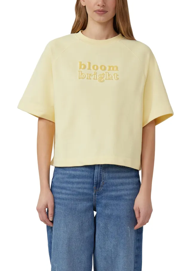 s.Oliver 2176234 Sweatshirt Frontprint 46 Baumwolle