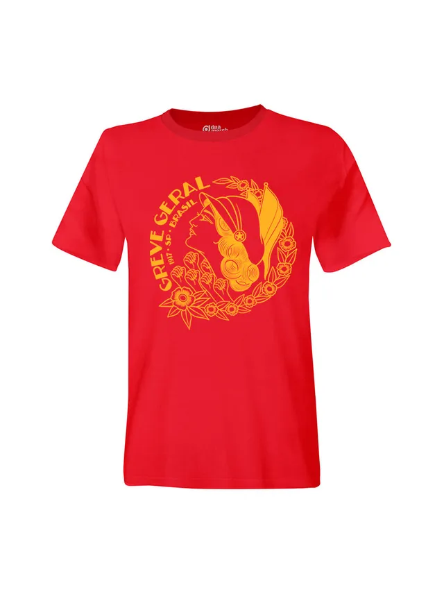 dna merch Greve Geral SP 1917 Unisex T-Shirt Schwarz Geschichte