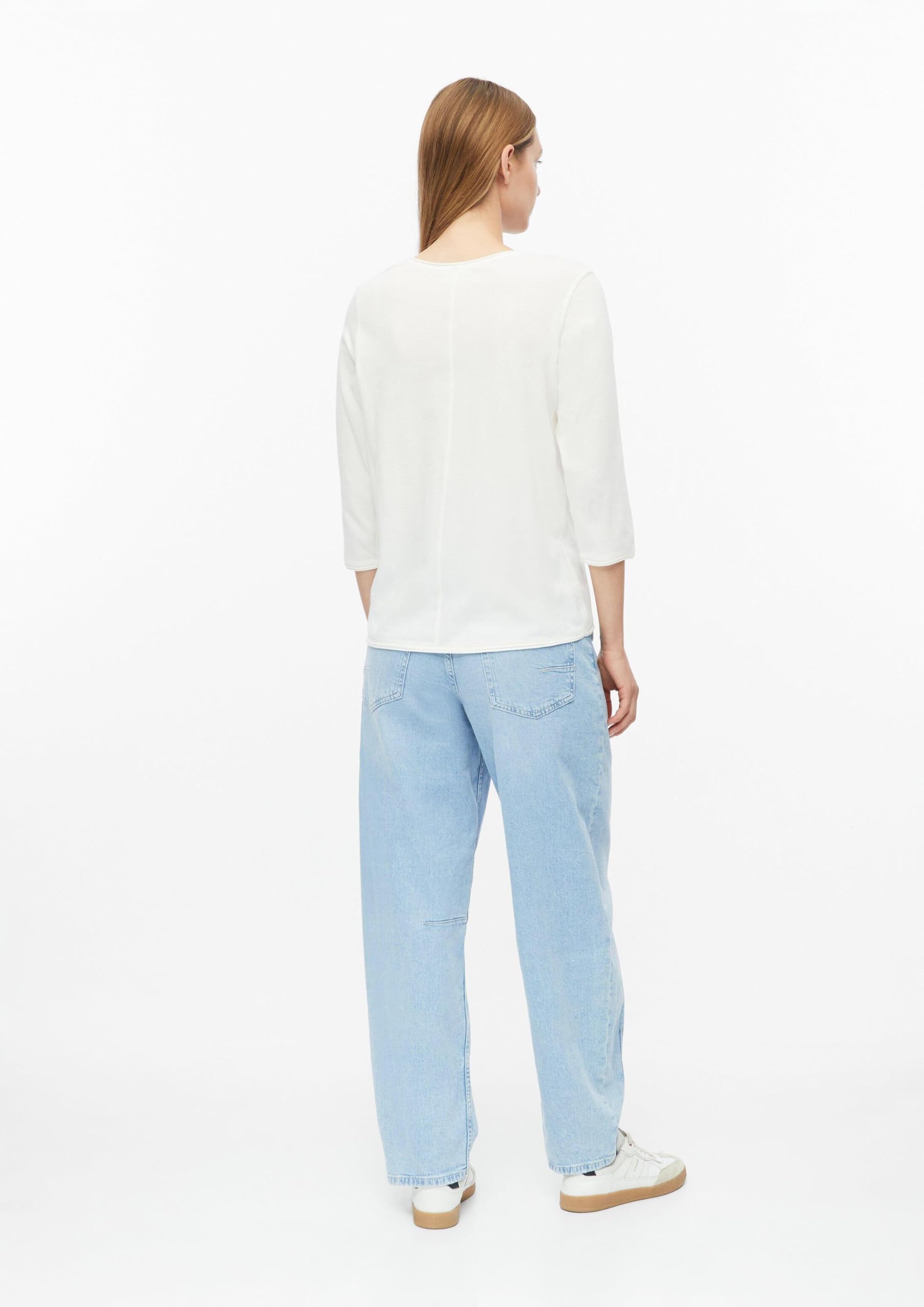 s.Oliver T-Shirt Relaxed Fit 3/4-Arm Schwarz