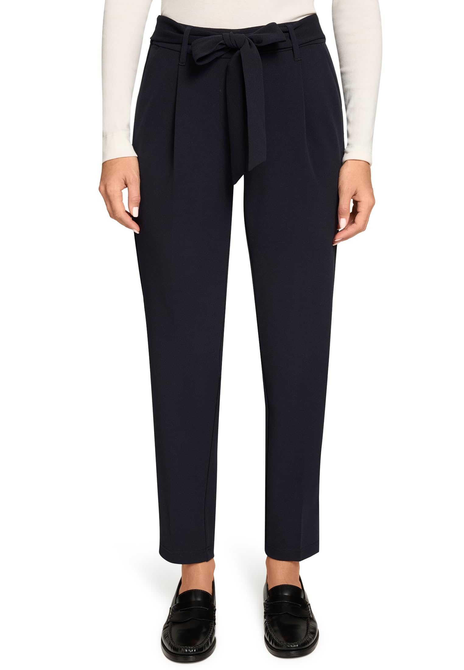 zero Jerseyhose mit Bindegürtel Damen Hydrangea Gr. 40 28 Inch