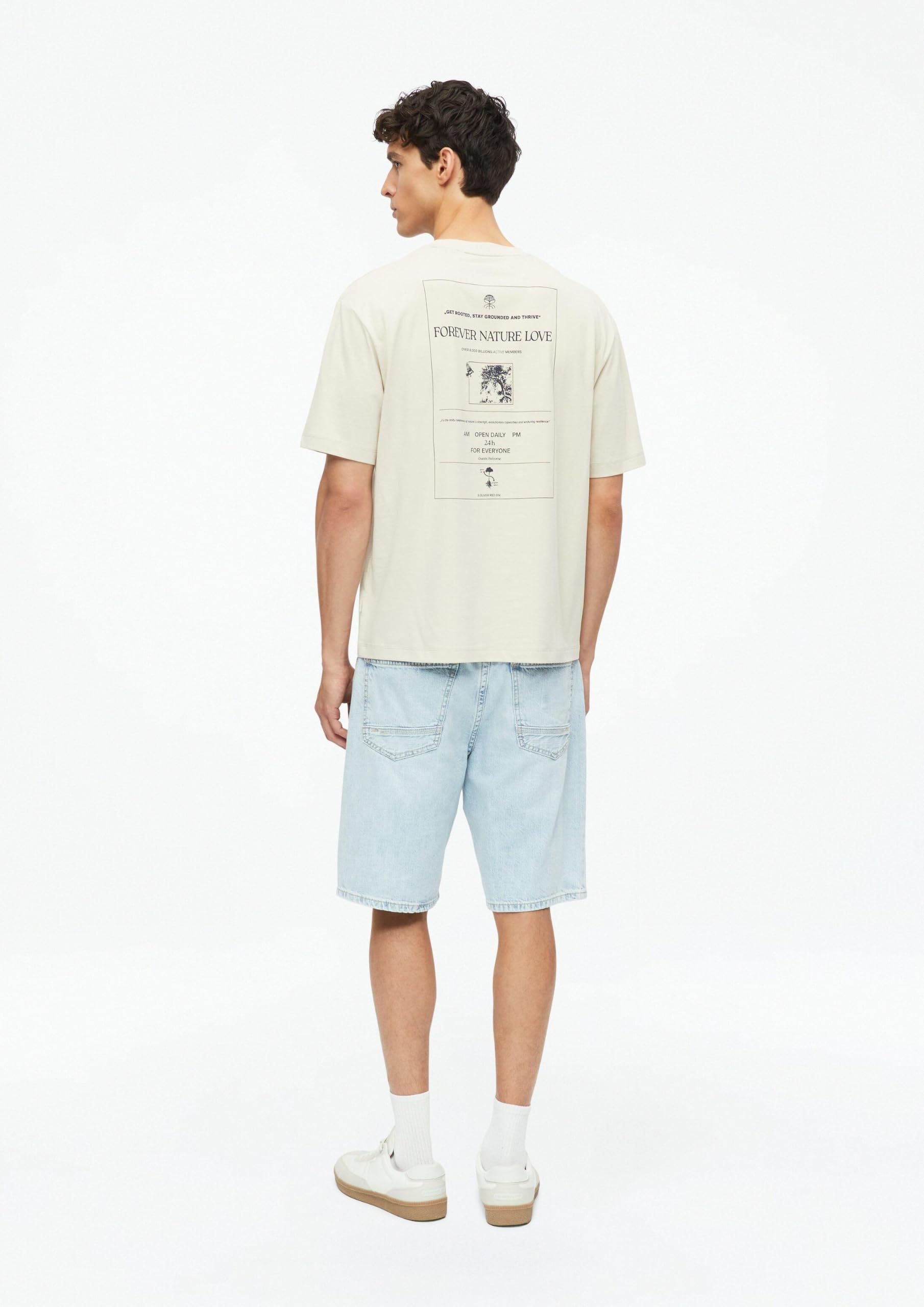 s.Oliver Junior Print T-Shirt Beige Modern Fit