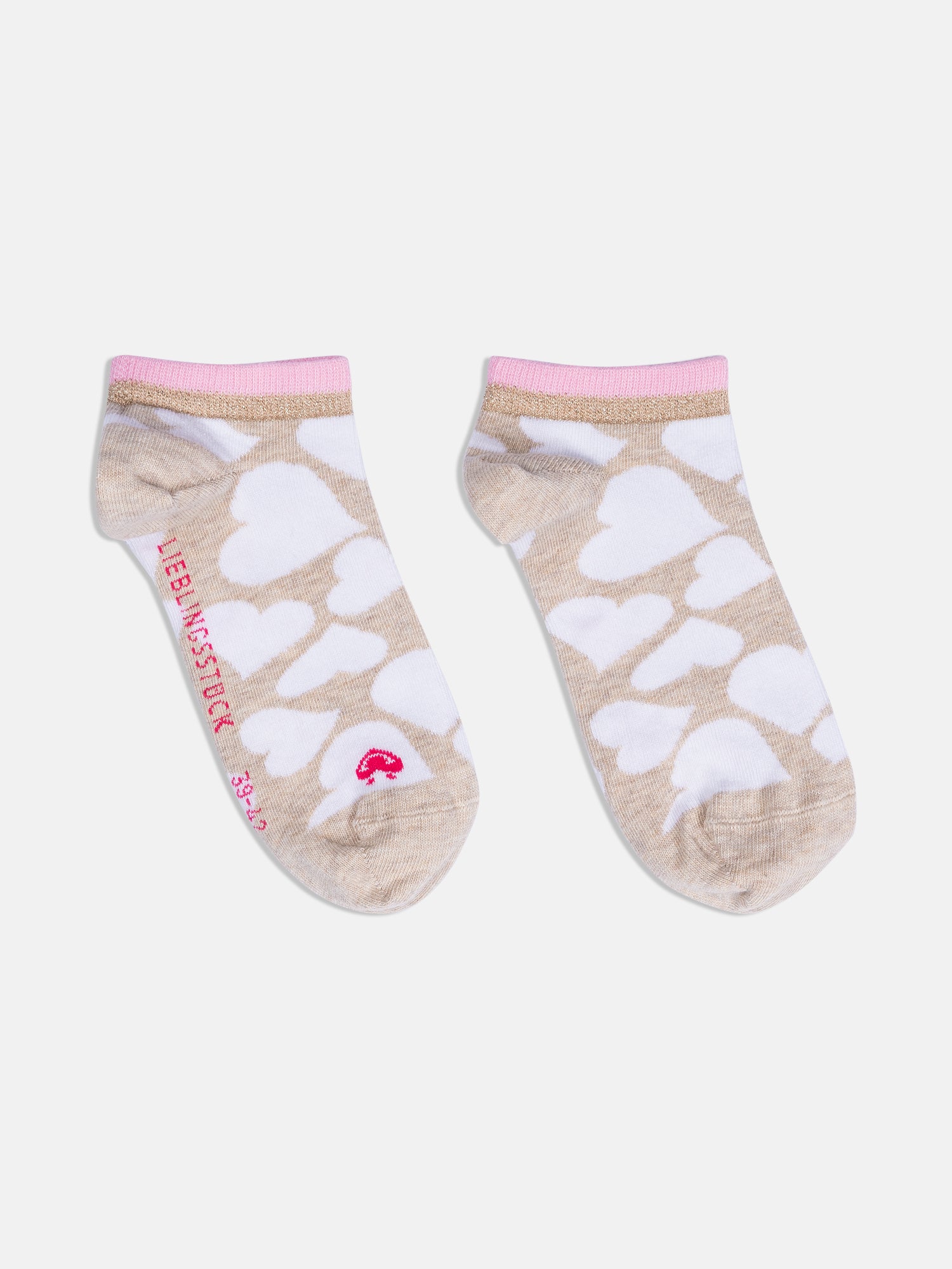 Lieblingsstück MarilyEP Sneakersocken sunset orange Herz 3er