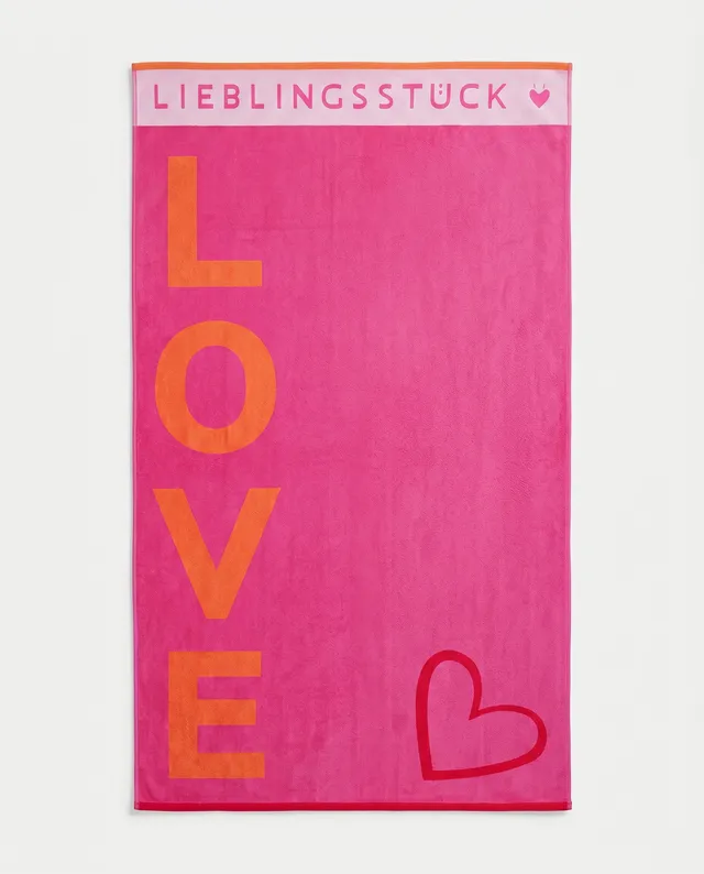 Lieblingsstück LovetowelL Badetuch lovely pink Baumwolle