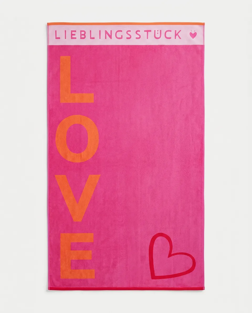 Lieblingsstück LovetowelL Badetuch lovely pink Baumwolle
