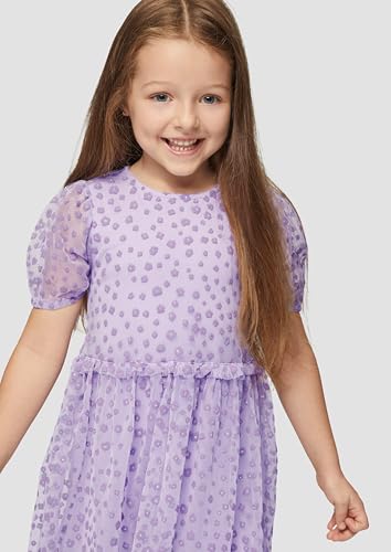 s.Oliver Junior Tüllkleid Glitzer lavendel Gr. 140