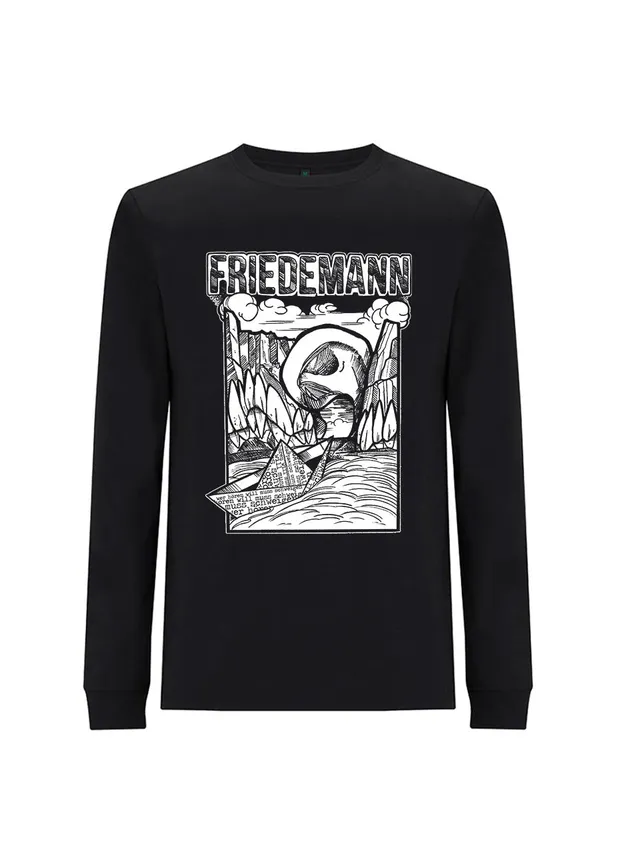 dna merch Friedemann Wer Hören Will Muss Schweigen Langarmshirt