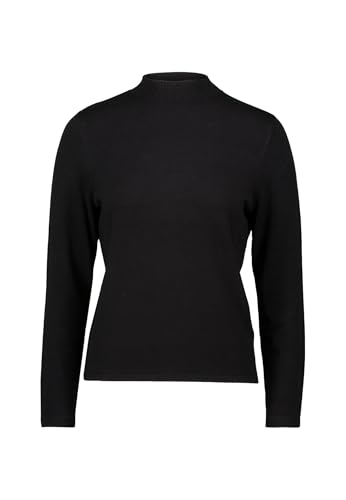 zero Feinstrickpullover hoher Kragen Black Beauty Gr.40