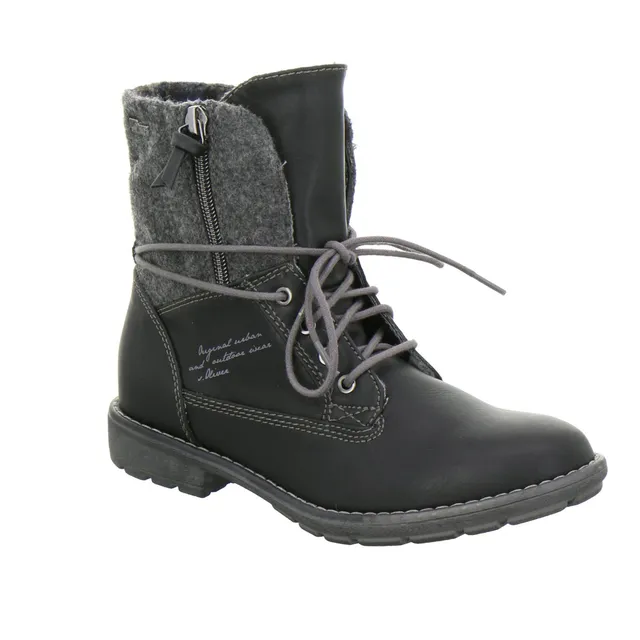 s.Oliver 45407-25-001 Kinder Schnürer Alltag dunkel robust