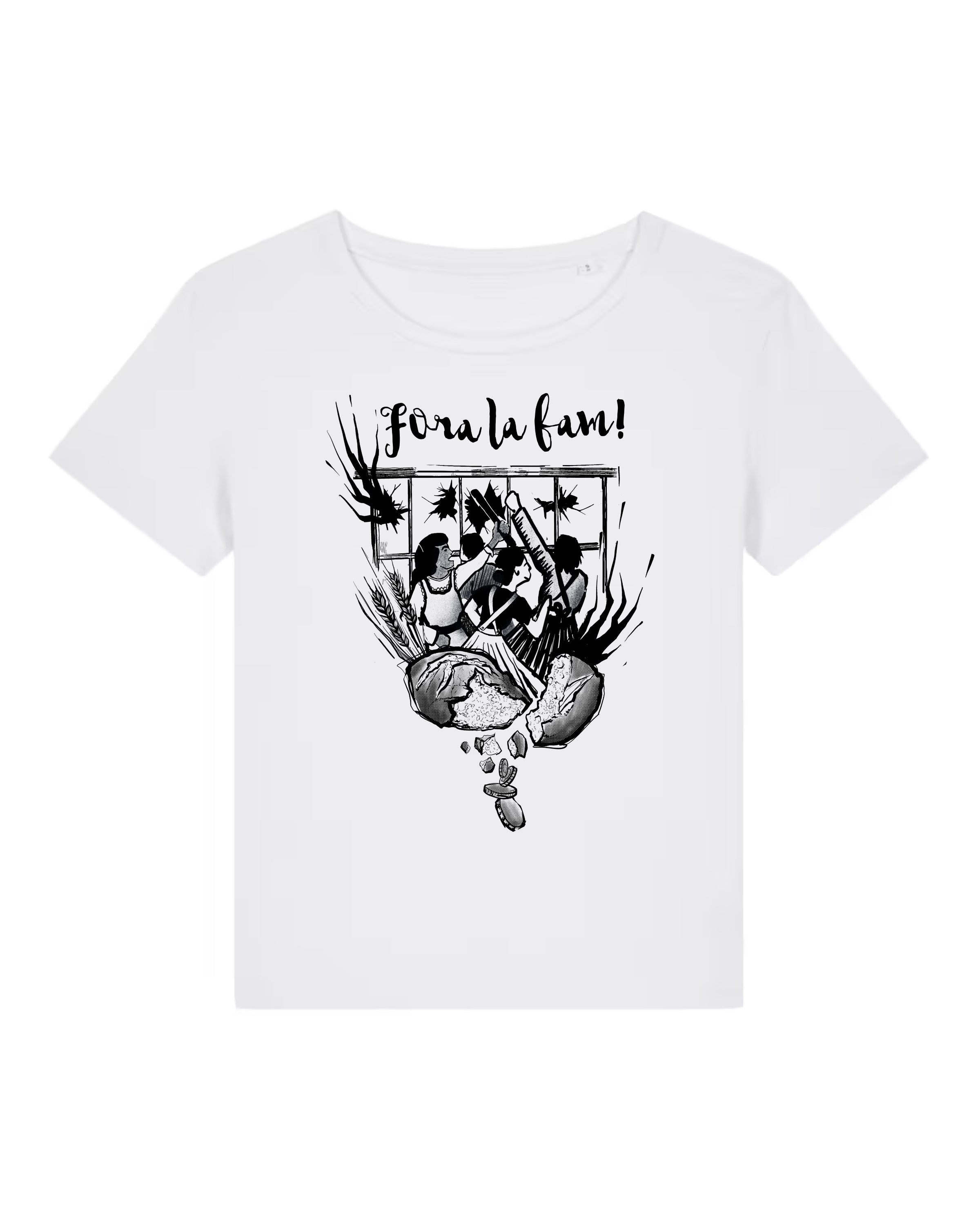 dna merch Fora La Fam T-Shirt Frauen Brotaufstände rot