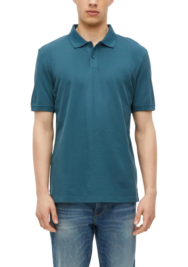 s.Oliver Junior Poloshirt Baumwollpiqué Blau