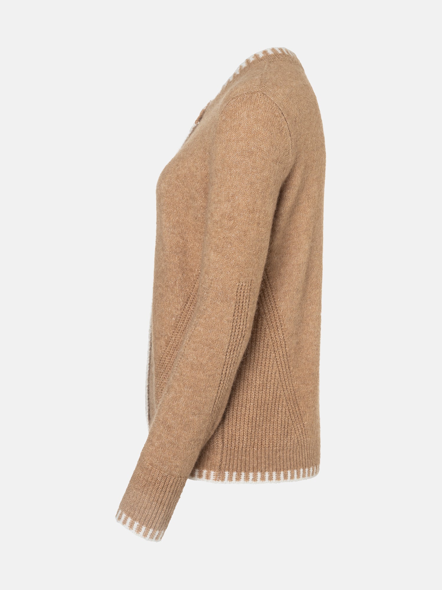 Lieblingsstück AshlayL Strickjacke beige Alpakamix