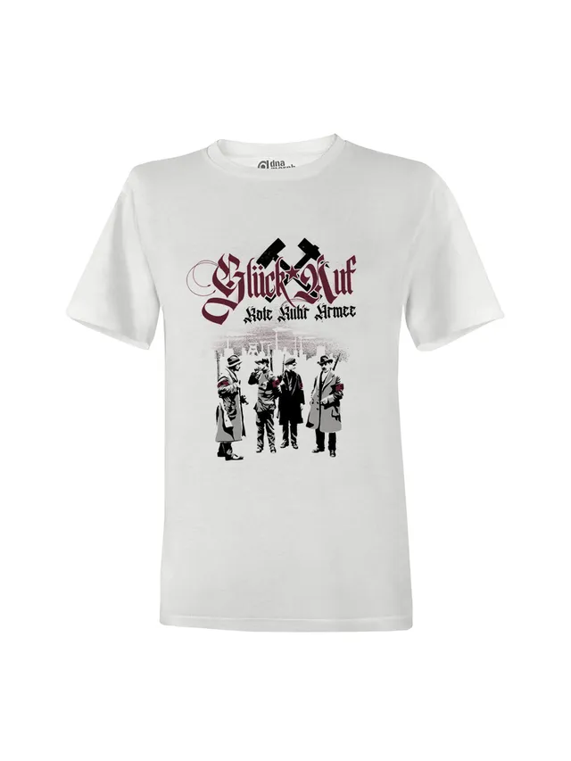dna merch Glück auf Rote Ruhr Armee T-Shirt Weiß