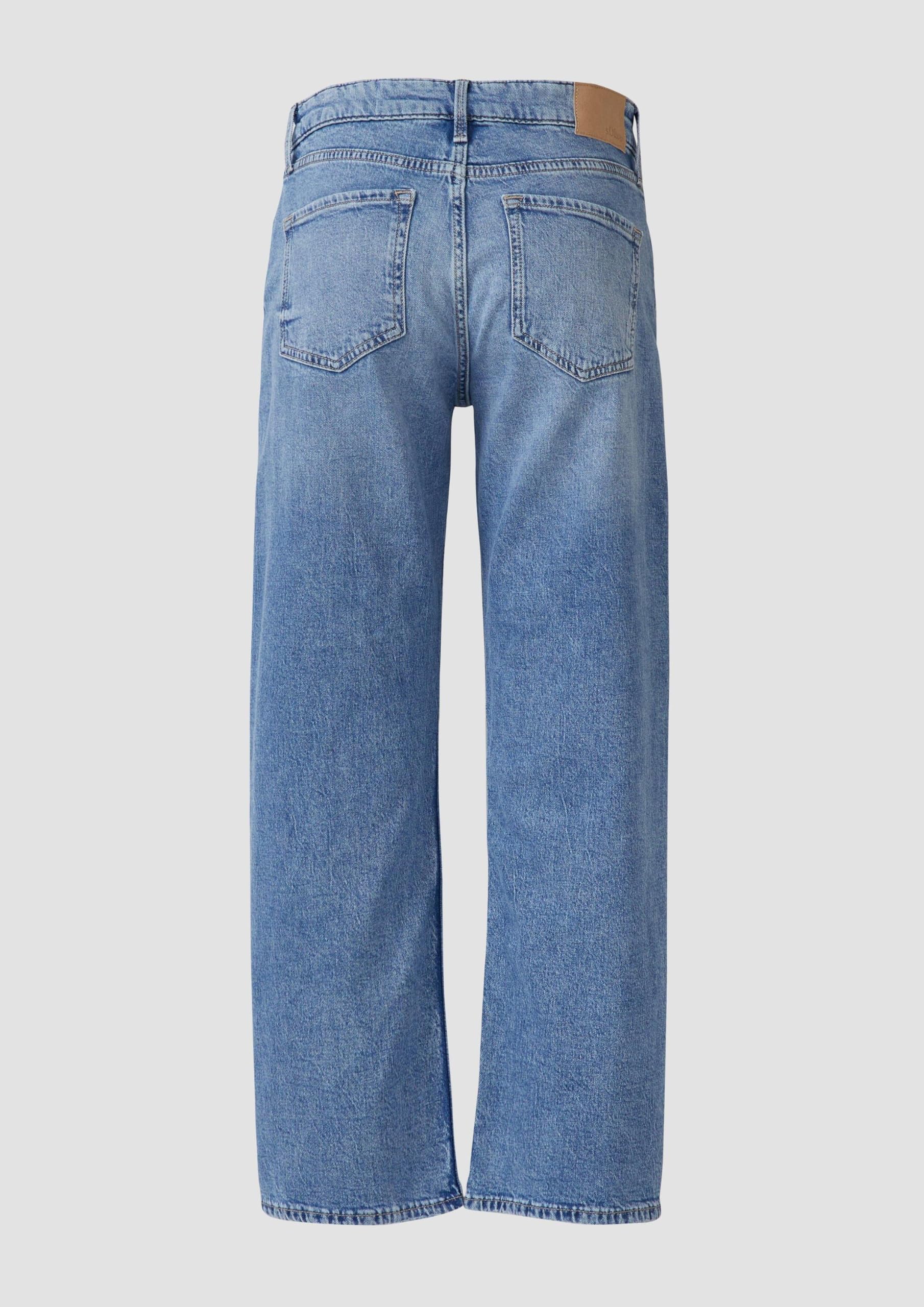 s.Oliver Jeans Karolin Straight Cropped Gr.46 Blau