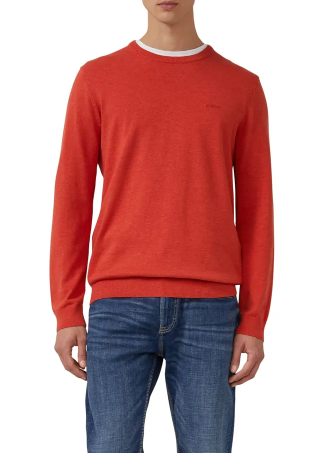s.Oliver RED LABEL Baumwollpullover Logo-Stickerei Damen
