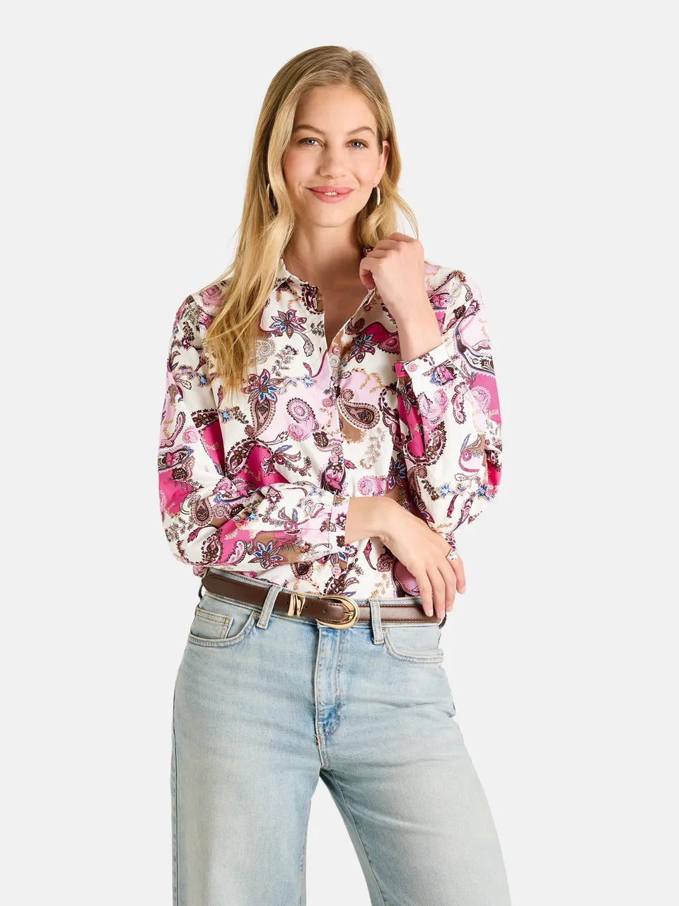 Lieblingsstück EmeeL Bluse Blooming Pink Baumwolle