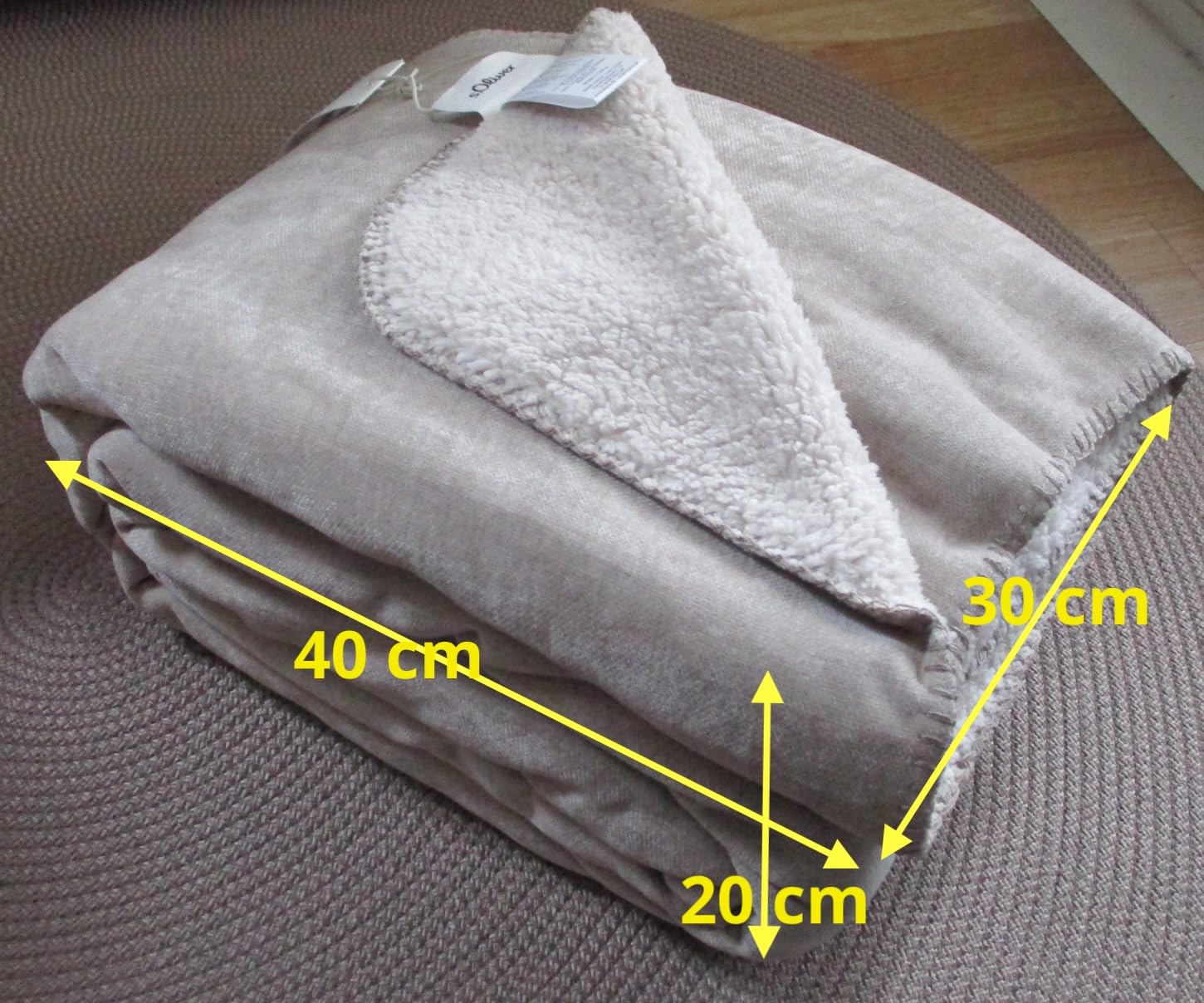 s.Oliver Lounge Decke 150x200 grün Kuscheldecke