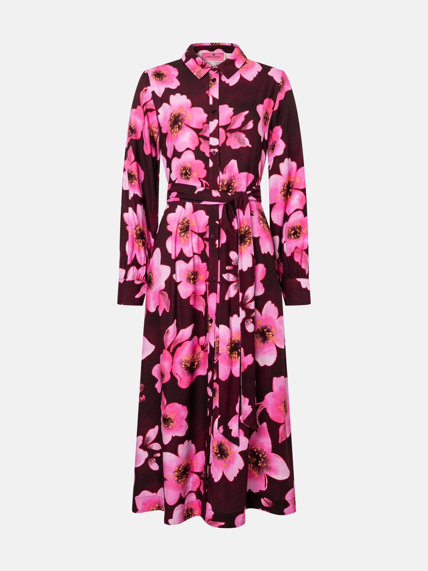 Lieblingsstück IhanaL Kleid fig Viskose Hemdkleid