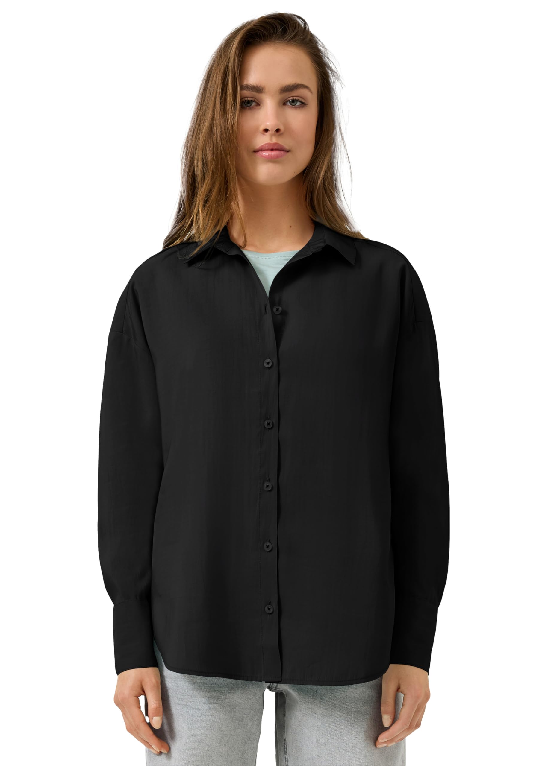 s.Oliver QS Bluse Gr. 38 Türkis fließend