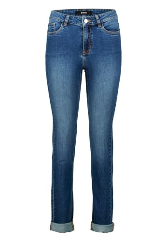 zero Jeans Straight Fit 32 Inch Middle Blue Gr. 40