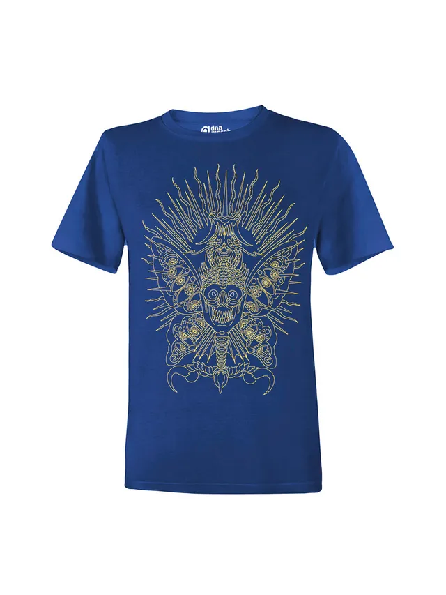 dna merch Scary Butterfly V2 T-Shirt Biobaumwolle schwarz