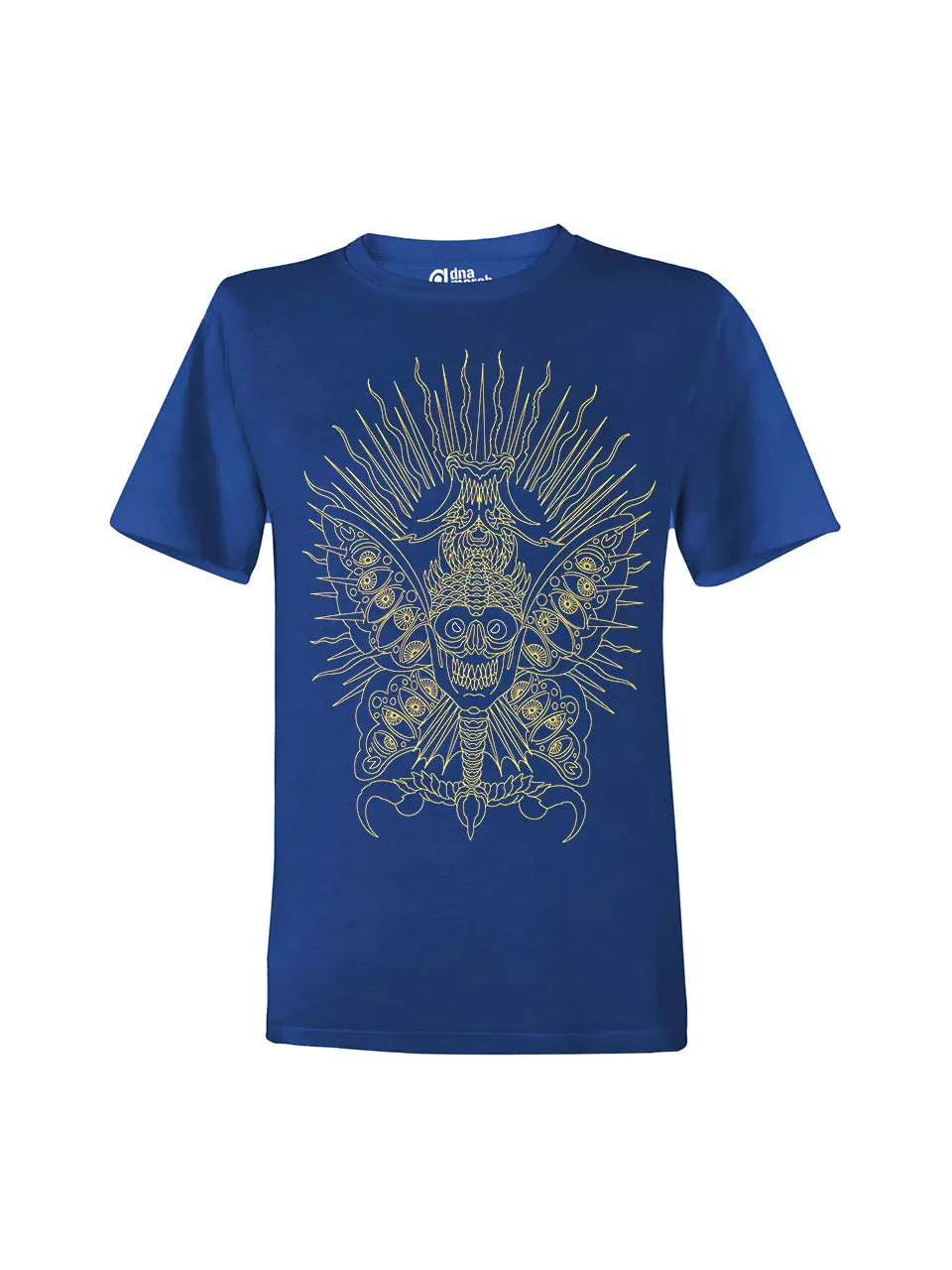 dna merch Scary Butterfly V2 T-Shirt Biobaumwolle schwarz