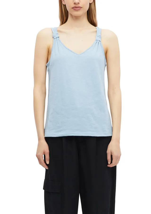 s.Oliver V-Ausschnitt T-Shirt Relaxed Fit ärmellos