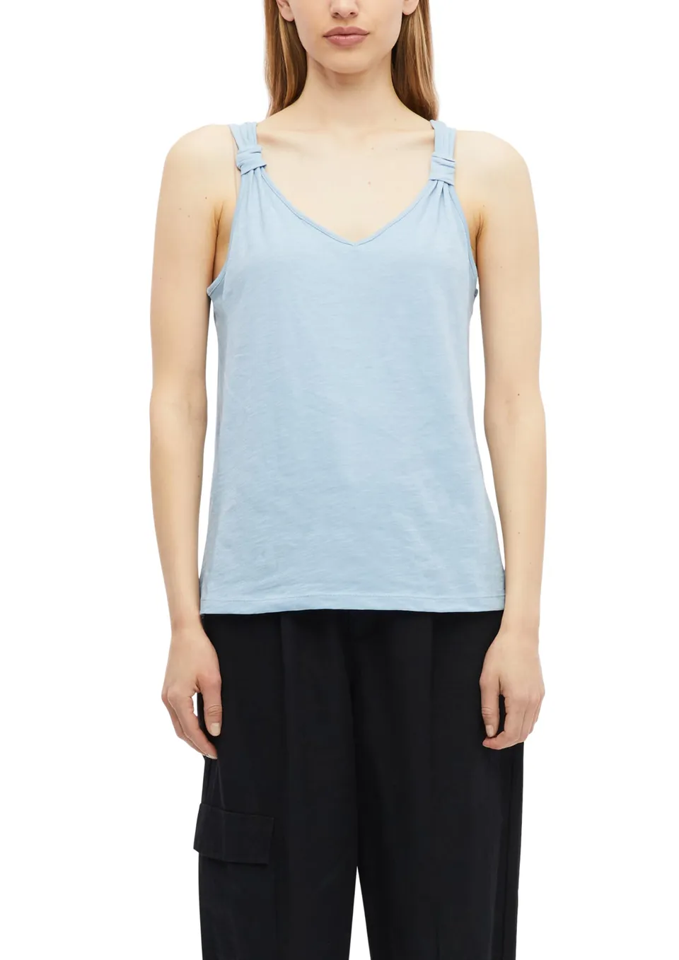 s.Oliver V-Ausschnitt T-Shirt Relaxed Fit ärmellos