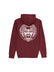 dna merch The Voice of the Woman Zipper-Hoodie mit Backprint