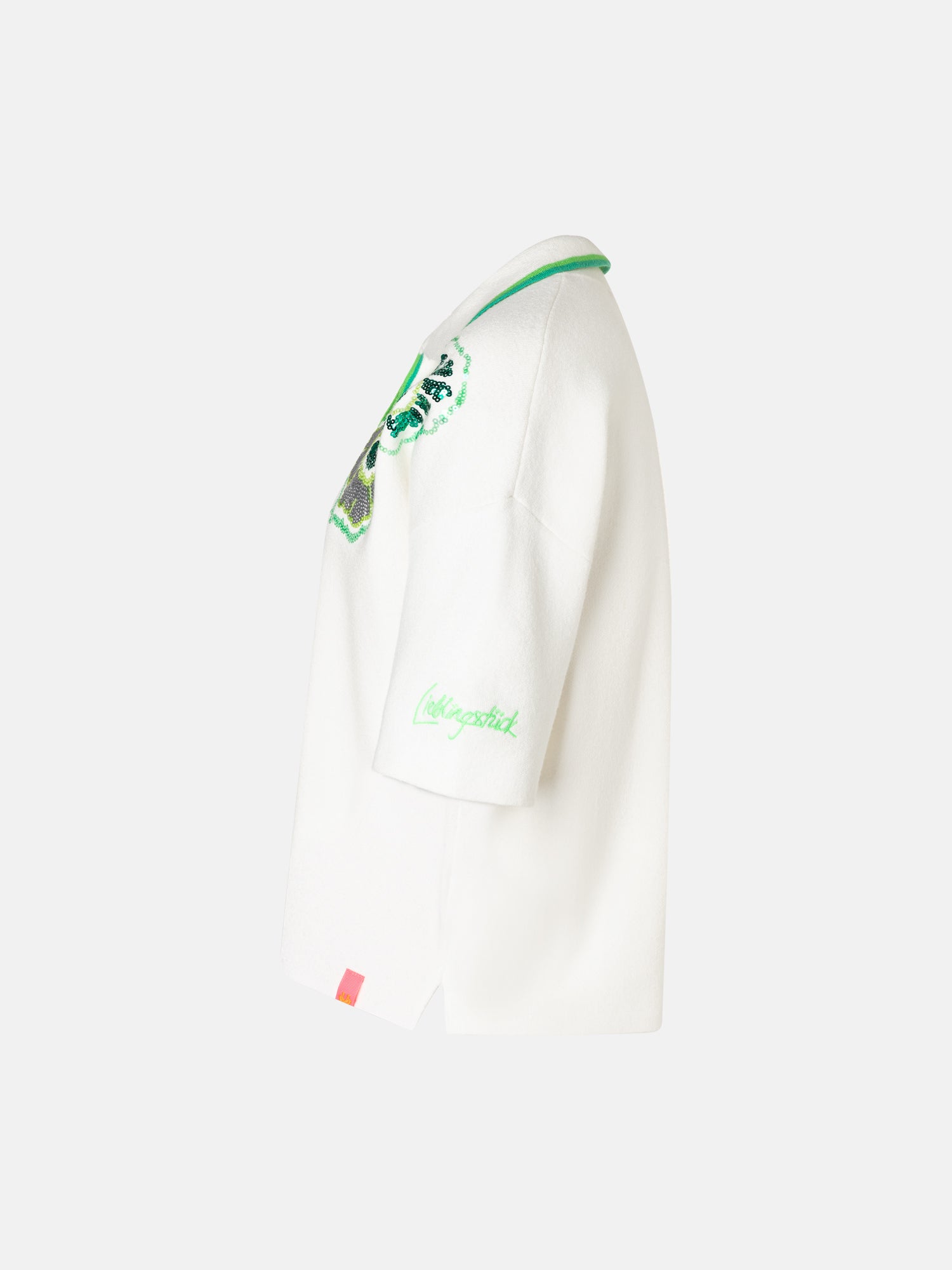 Lieblingsstück TainaL Kurzarm-Pullover offwhite Viskose