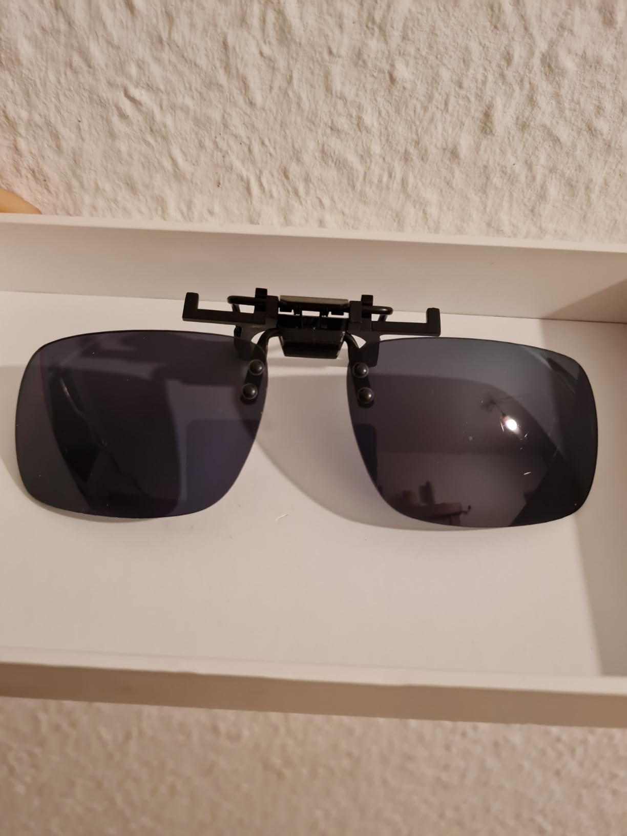 BEZLIT Clip On Sonnenbrille Aufsatz schwarz UV400