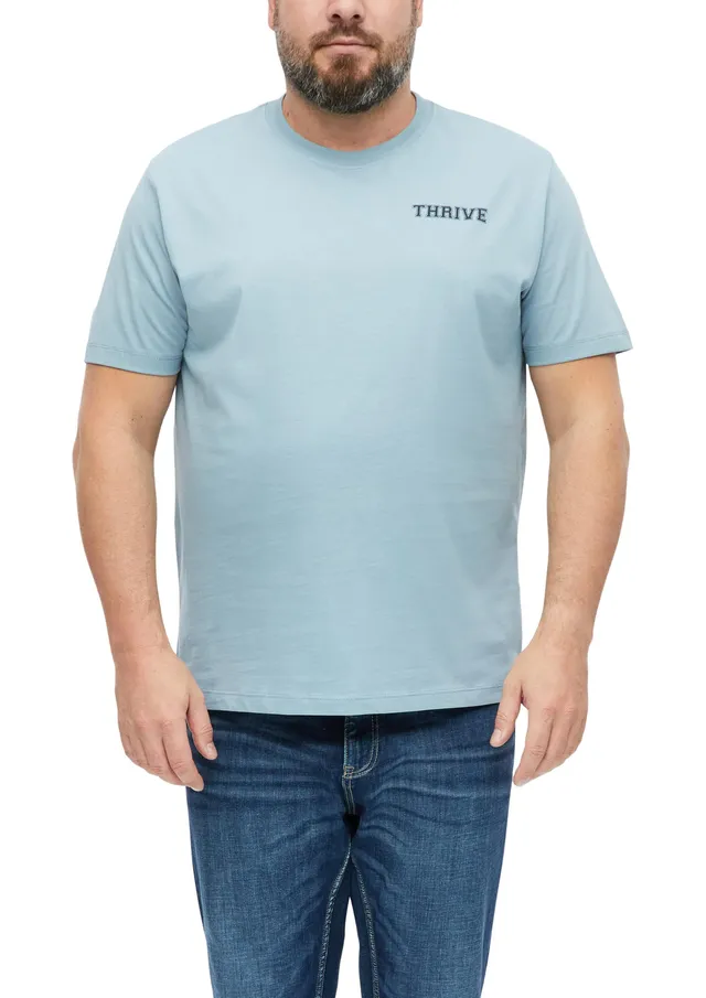 s.Oliver T-Shirt Front Rückenprint 3XL hellblau