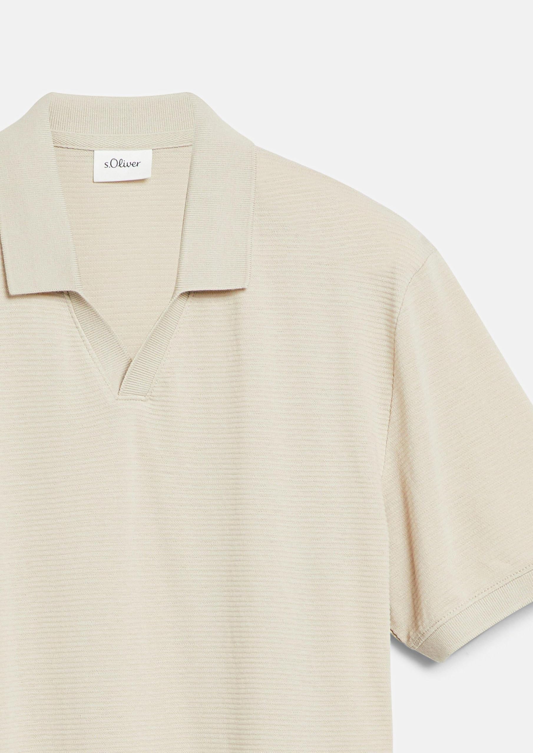 s.Oliver Junior Polo-Shirt Jacquard Kurzarm