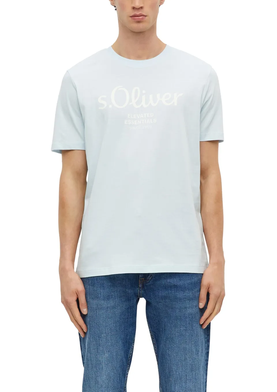 s.Oliver Junior T-Shirt 3XL Logo-Print Baumwolle