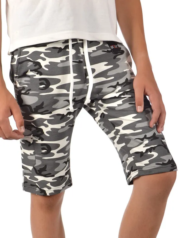 BEZLIT 30354 Cargo Shorts 116-122 grau Camouflage