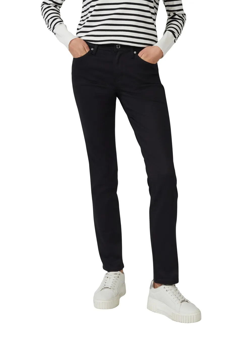 s.Oliver Betsy Jeans Slim Leg Mid Rise Denim