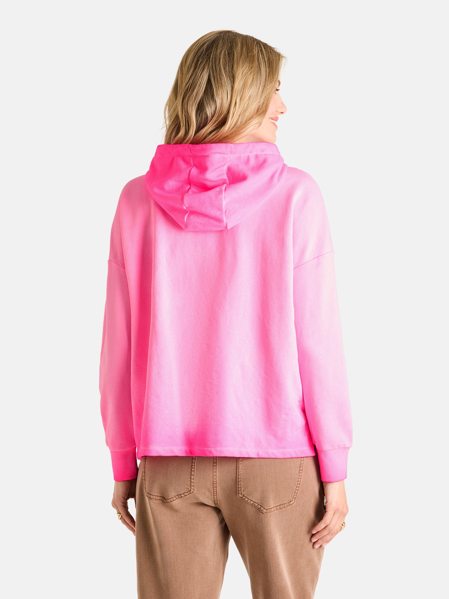Lieblingsstück LindaL Hoodie neon pink aus Baumwolle