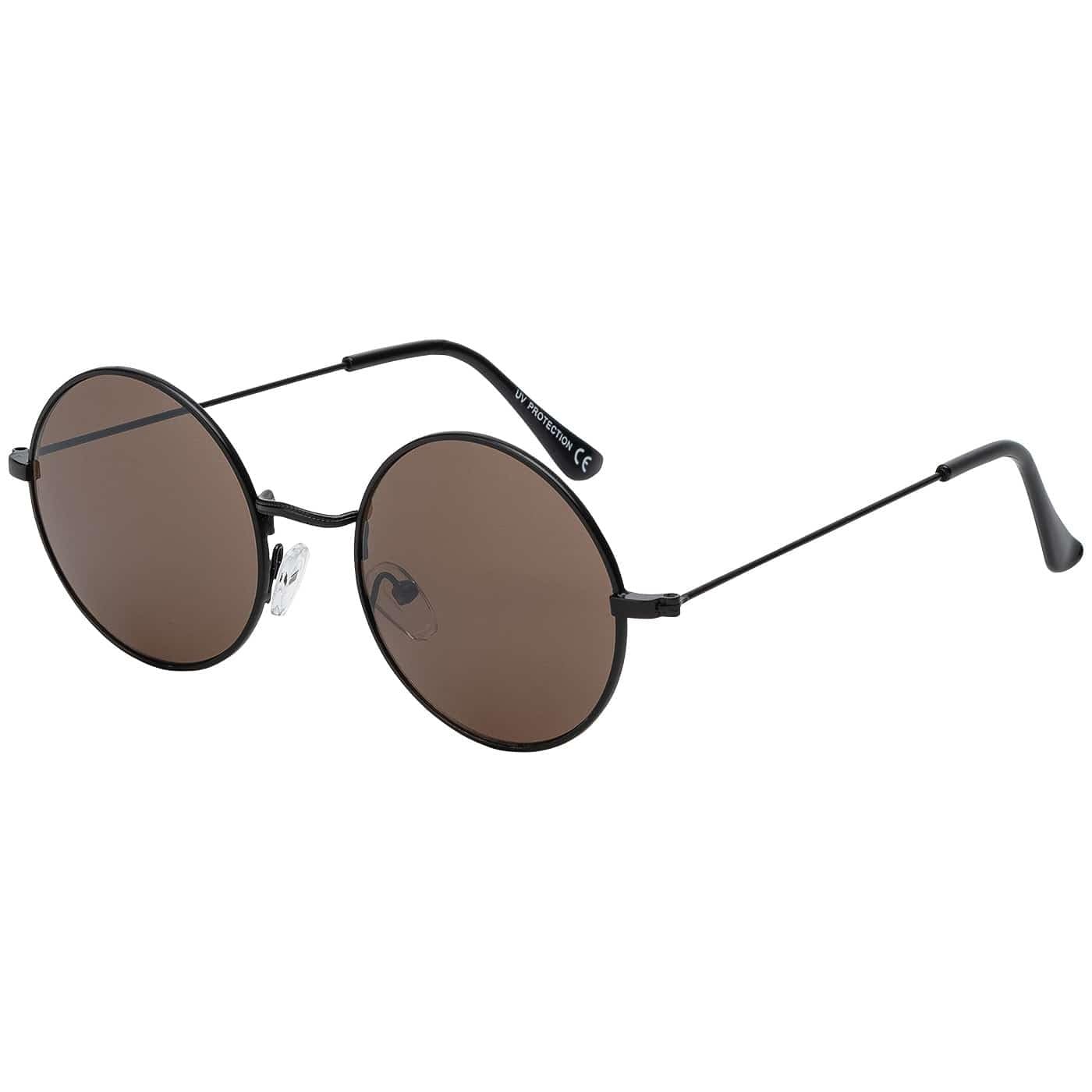 BEZLIT 30559 Runde Sonnenbrille Schwarz-gold UV400