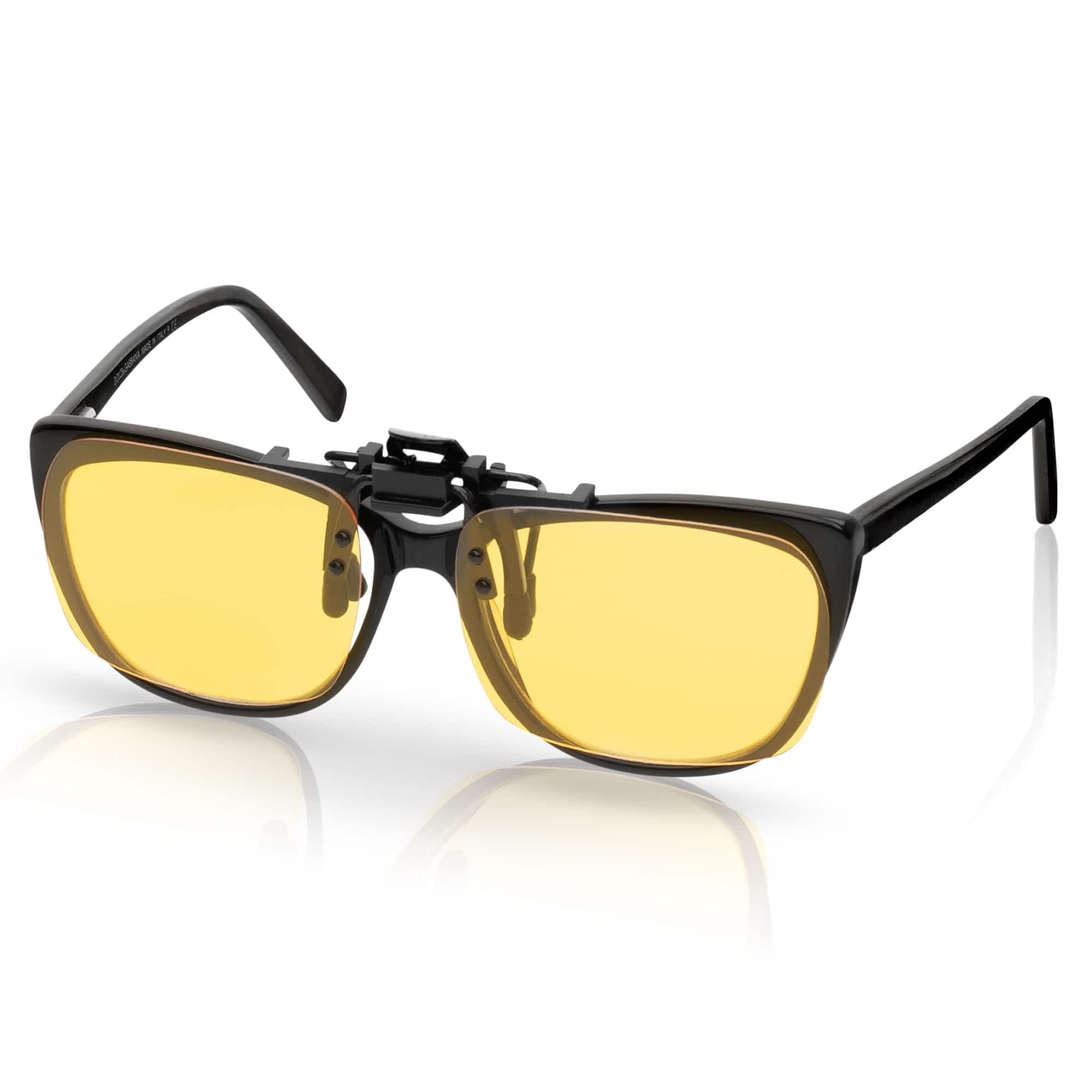 BEZLIT Clip-On Sonnenbrillenaufsatz polarisiert Braun UV400