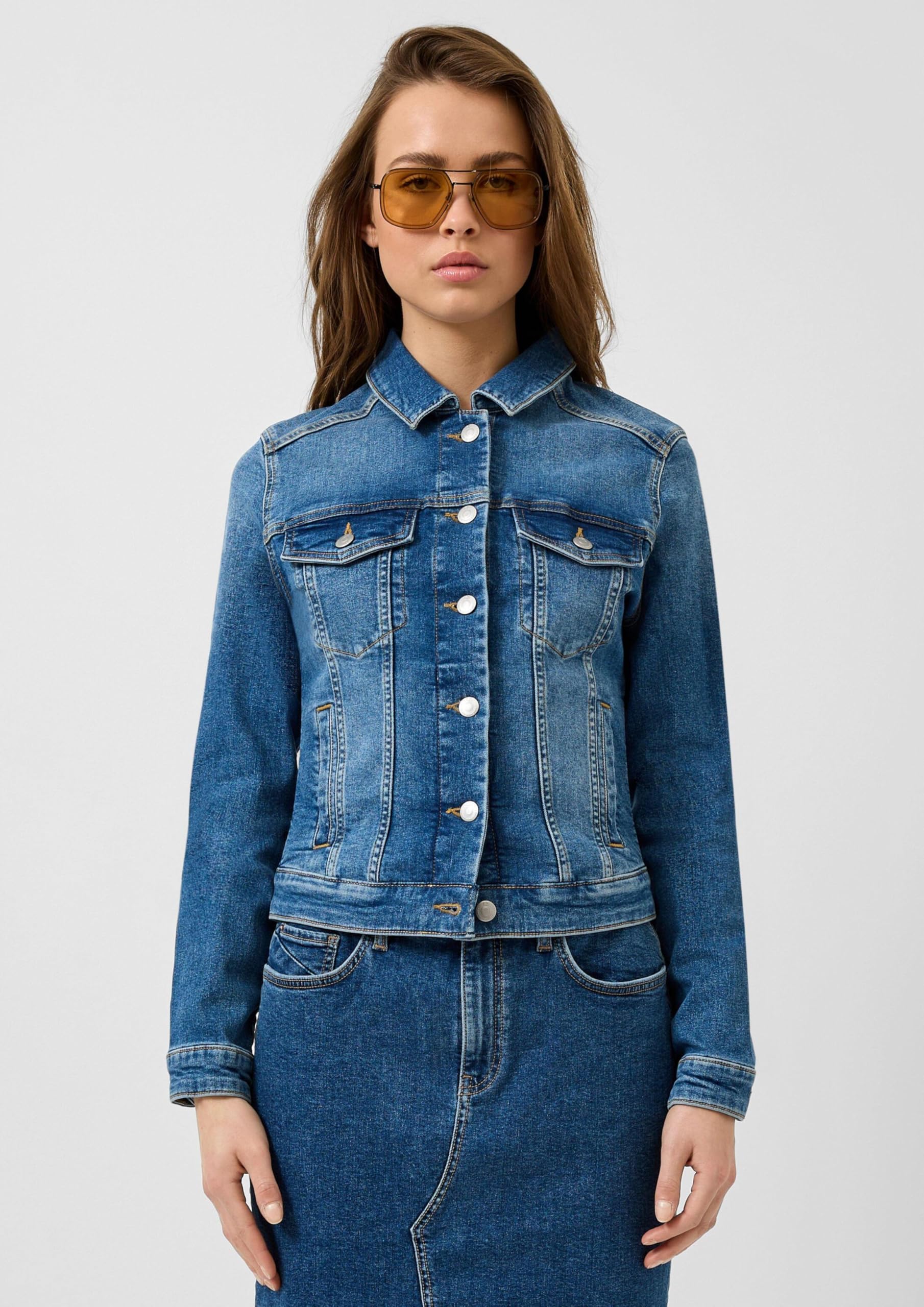s.Oliver QS Elastische Jeansjacke Gr. L elastisch
