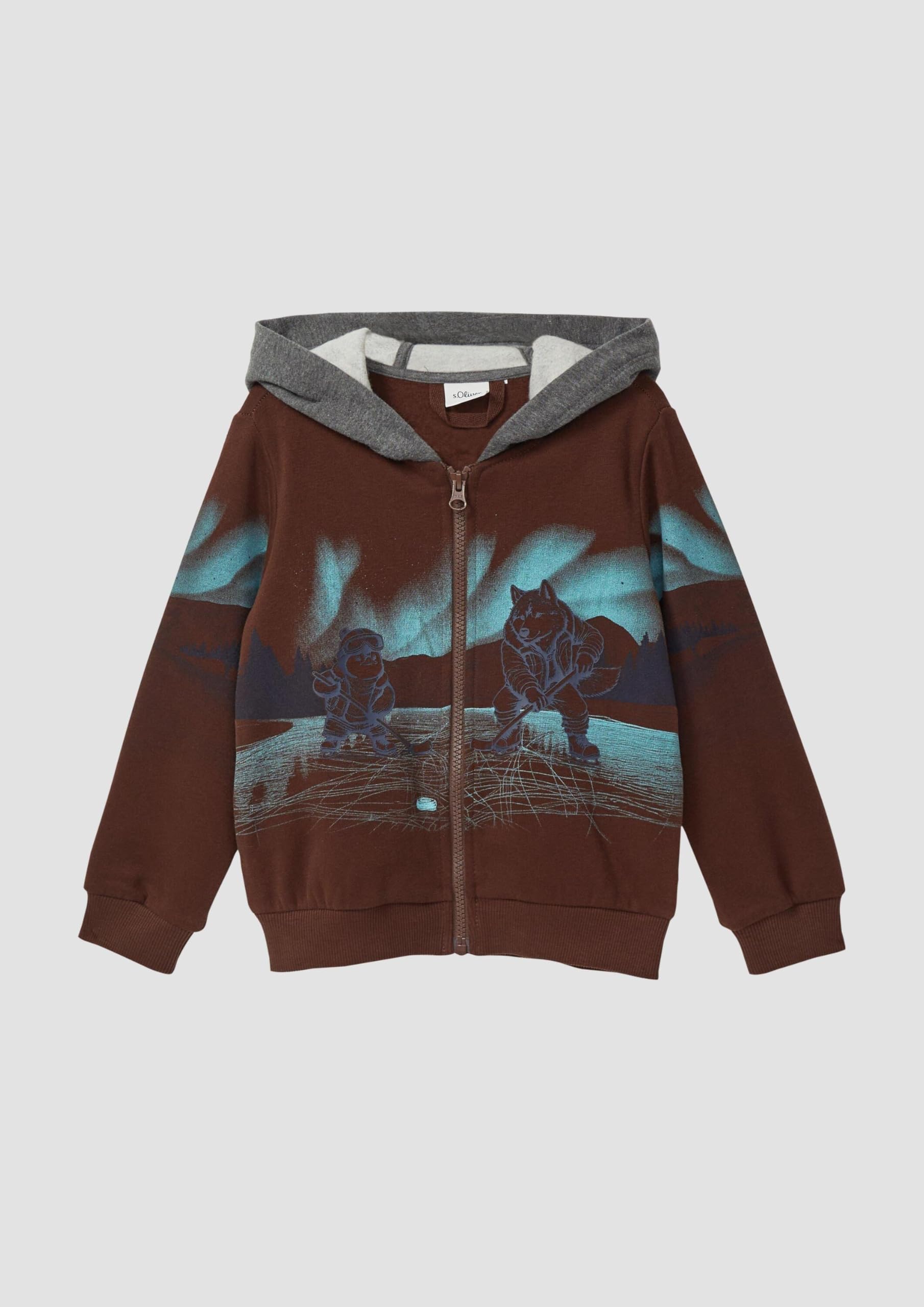 s.Oliver RED LABEL Kapuzen-Sweatjacke 104-110 kuschelig