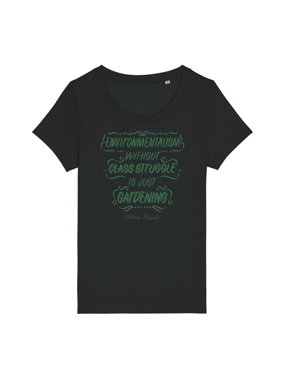 dna merch Umweltschutz Klassenkampf T-Shirt Damen Weiß Baumwolle