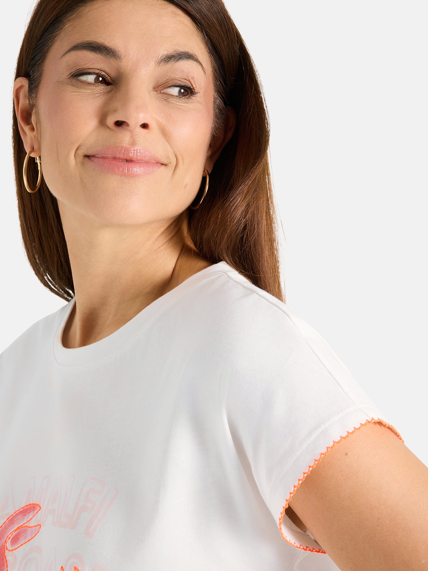 Lieblingsstück CrabiL T-Shirt aus Baumwolle offwhite